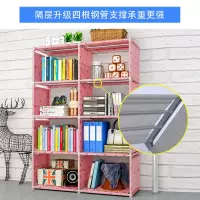 简易书架落地置物架学生书柜家用卧室小书架客厅儿童收纳储物柜