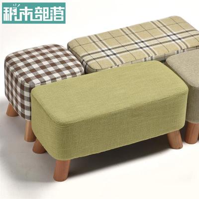 北欧换鞋凳长凳简约现代服装店沙发凳子布艺穿鞋凳沙发凳