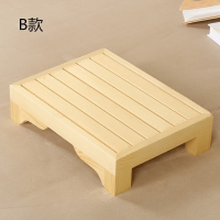 创意实木床脚凳床边搁脚凳矮凳小板凳浴室木垫防滑木垫沙发脚踏凳