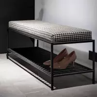 北欧换鞋凳家用进门口穿鞋凳长条凳坐式储物鞋柜入户鞋凳沙发凳子