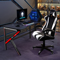 电竞桌电脑台式桌简易书桌简约家用办公桌子电脑游戏桌椅套装组合