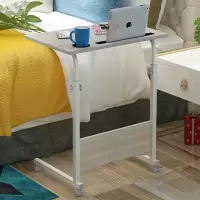 笔记本电脑懒人台式家用简约床边桌简易折叠可移动升降置地小桌子