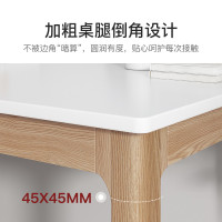 实木书桌北欧家用电脑台式桌小户型学生转角写字桌简约卧室办公桌