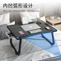 床上小桌子卧室坐地可折叠多功能笔记本电脑书桌懒人大学生宿舍家用小桌板学习儿童防滑小书桌床上桌