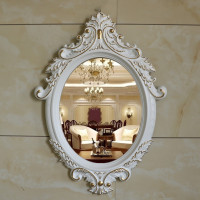 美容院镜子卫生间浴室镜壁挂梳妆台化妆镜欧式会所装饰镜厂家直销