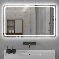 智能浴室镜方镜卫生间化妆带led灯洗漱台防雾气壁卫浴镜子触摸屏