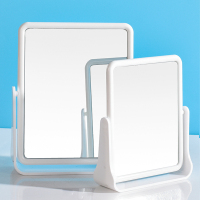 化妆镜 便携镜子台式小号梳妆镜女随身宿舍学生桌面双面大号家用