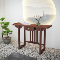 新中式实木供桌玄关台轻奢家用供台神台现代简约入户玄关柜玄关桌