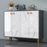 北欧鞋柜轻奢家用简约经济型大容量多用收纳柜防尘木质进门玄关柜
