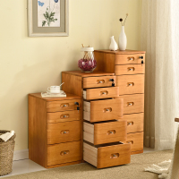 实木夹缝收纳柜30cm超窄夹缝柜厨房缝隙抽屉式储物柜子卧室床头柜