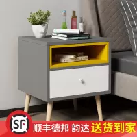 简易床头柜简约现代床柜收纳小柜子组装储物柜宿舍卧室轻奢床边柜