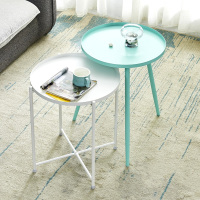 网红铁艺边几北欧客厅小茶几沙发角几简约迷你小户型ins圆形桌子