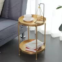 北欧客厅沙发边几角几铁艺小圆桌简约移动阳台茶几卧室床头小桌子