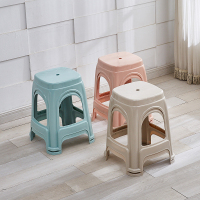 家用塑料凳子加厚高凳子时尚胶椅子熟胶板凳成人餐厅凳