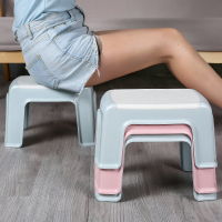 家用塑料小板凳客厅换鞋凳加厚防滑踩脚凳宝宝茶几矮凳子浴室板凳