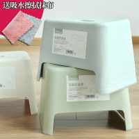 日本塑料凳子加厚儿童小板凳成人换鞋浴室防滑坐凳家用洗手小凳子