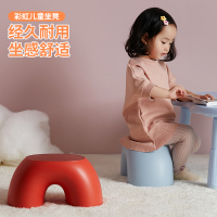 加厚塑料凳子家用卡通儿童收纳凳创意沙发凳换鞋脚凳防滑小板凳ch