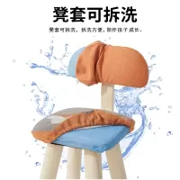 儿童实木小凳子靠背家用矮凳宝宝时尚创意卡通椅子简约换鞋小板凳