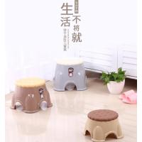 旅行轻便便捷圆凳卡通经济型家用小凳子客厅茶几矮凳子儿童椅时尚