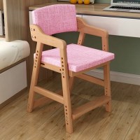 实木儿童椅可调节升降椅学生椅学习写字椅矫正坐姿凳餐椅靠背椅子