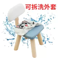 儿童实木小凳子靠背家用矮凳宝宝时尚创意椅子简约客厅换鞋小板凳