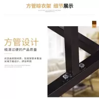 衣架落地置物架卧室衣帽架简易立式挂衣服架子现代简约单杆式衣架