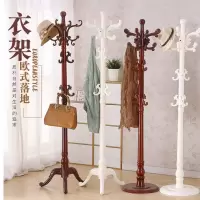 欧式实木衣帽架现代简实木衣帽架客厅卧室主选简易实木衣帽架