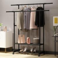 晾衣架落地折叠室内衣帽架卧室阳台晒衣架挂衣架家用简易衣服架子