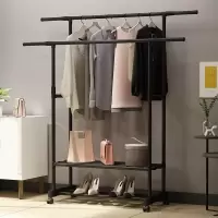 晾衣架落地折叠室内衣帽架卧室阳台晒衣架挂衣架家用简易衣服架子