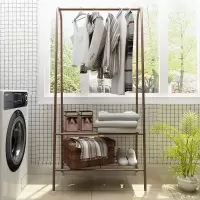 卧室多功能挂衣架家用衣帽架衣服架子收纳必备晾衣架简易衣架落地