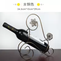 欧式红酒架家用酒柜摆件红酒展示架创意手提红酒架简易装饰品酒架