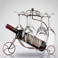 创意红酒架摆件欧式红酒杯架家用葡萄酒杯套装客厅酒柜摆设装饰品