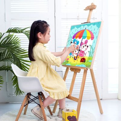 1.2米小画架画板套装儿童支架式家用可升降素描写生小孩美术画画