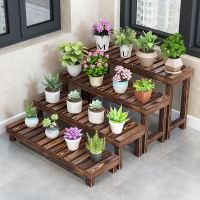 实木家用花架阳台特价室内落地式移动多层盆架客厅多肉绿萝植物架