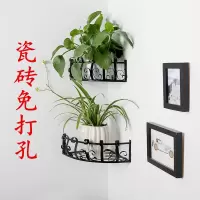 铁艺花架挂墙壁挂花架转角收纳多层花架三角架墙角绿萝花架花盆架