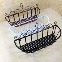 欧式田园铁艺置物架 挂墙搁架 墙饰收纳架子 壁挂花架