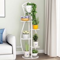 铁艺欧式客厅落地式室内花盆架多层花架置物架阳台吊兰绿萝花架子