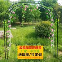 拱门花架爬藤架花园月季花支架铁线莲绿萝植物架户外花门庭院装饰