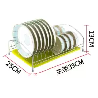 碗架沥水架厨房置物架收纳架晾放盘子碗碟架碗筷收纳盒碗柜收纳架|单层碗碟架