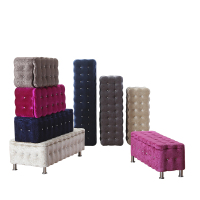 欧式换鞋凳长凳储物凳服装店凳子现代床尾凳简约穿试鞋鞋柜沙发凳