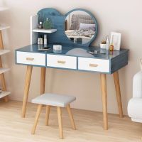 北欧梳妆台卧室网红小户型迷你实木简约简易经济型租房化妆桌