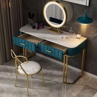梳妆台轻奢网红ins风卧室小户型现代简约经济型迷你大理石化妆桌