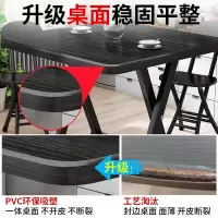 可折叠餐桌子家用小户型简约吃饭简易出租房屋用方桌便携式正方形