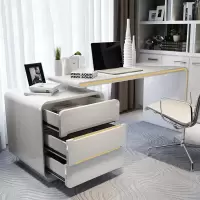 简约现代台式笔记本电脑桌书房家用卧室转角烤漆书桌书房家具套装