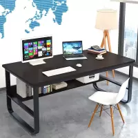 电脑桌台式桌家用经济型书桌书架组合简约办公桌写字台多功能桌子