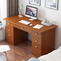 电脑桌台式家用办公桌台式简易写字桌学生写字台书桌书架卧室桌子