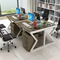 职员办公桌椅组合员工桌工作桌2/4/6/四人位屏风卡位办公电脑桌子