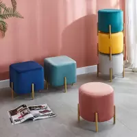 客厅茶几小凳子家用矮凳沙发凳小圆凳小板凳穿鞋凳大人轻奢换鞋凳