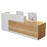 收银台柜台简约现代美容院便利店服装店店铺吧台桌公司前台接待台