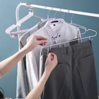 成人防滑加粗衣架子晾挂钩衣挂家用学生宿舍无痕衣服架晒衣架撑子